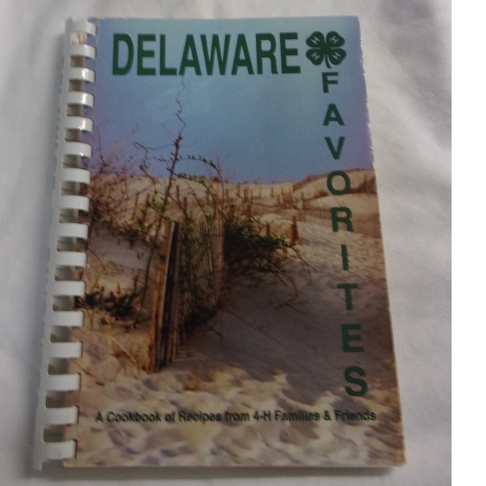 Delaware 4 H Favorites Cookbook Spiral Bound Recipes Cookbook 1983